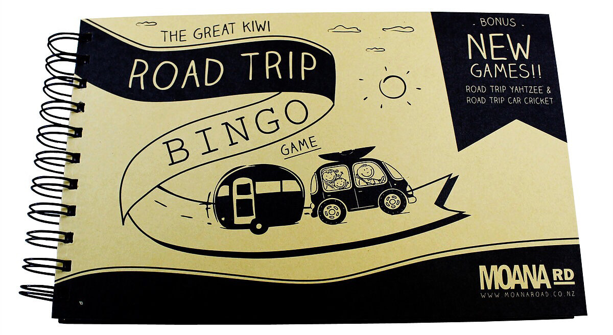 The Great Kiwi Road Trip Bingo Game Moana Road Activity Book