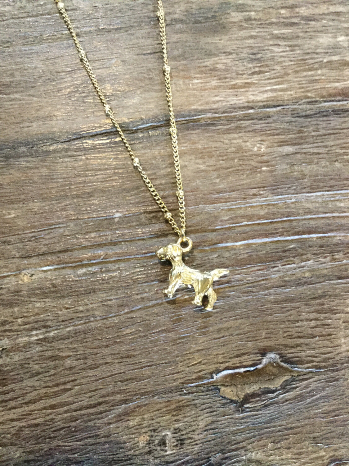Hultquist Copenhagen Dog Necklace Gold fill Stainless Steel