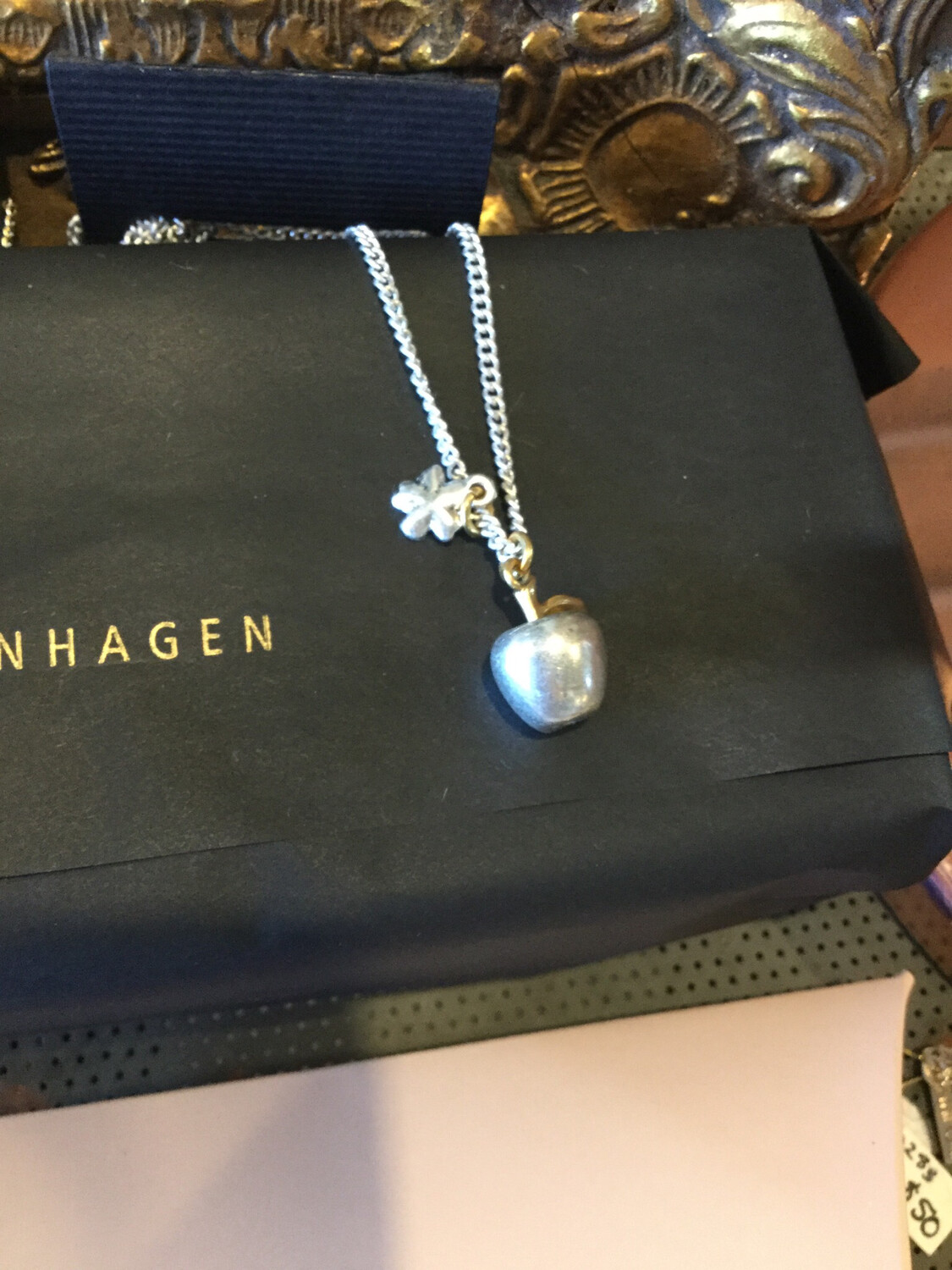 Hultquist Copenhagen Silver Apple Necklace