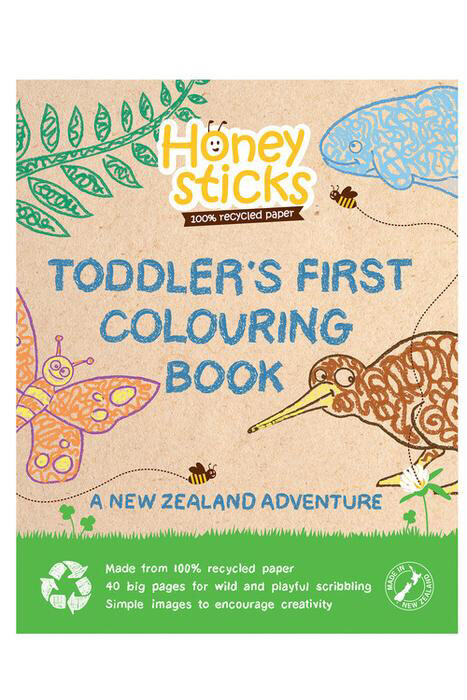 Honey sticks Toddlers First Colouring Book