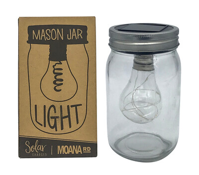 Mason Jar Light Solar Moana Road