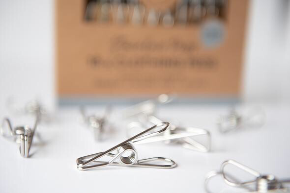 Caliwoods Stainless Pegs Clothes Pegs . 18 x  Clothing pegs 