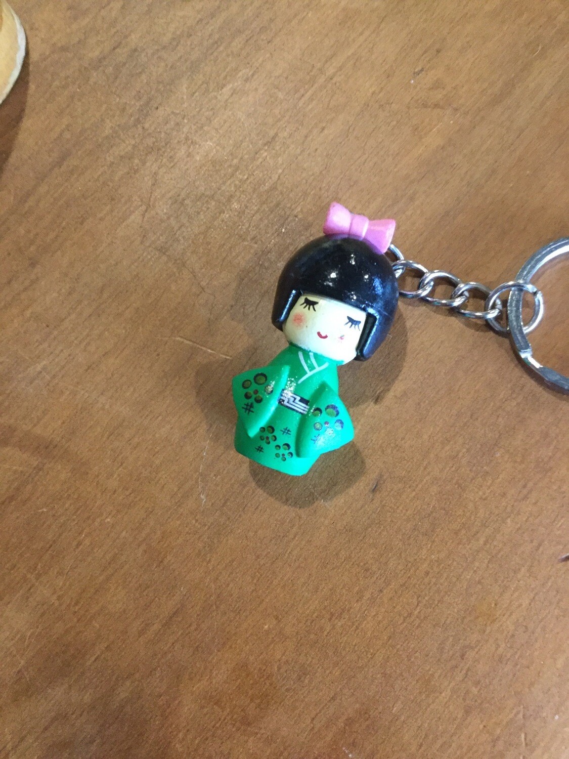 Japanese Doll Kimono Key ring Keychain