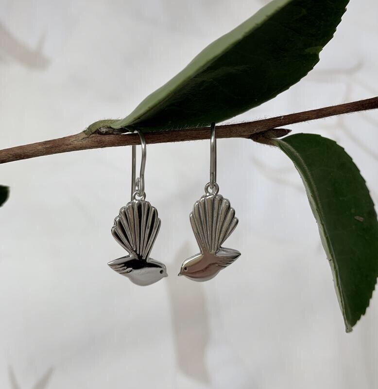Tania Mallow Piwakawaka Fantail Earrings