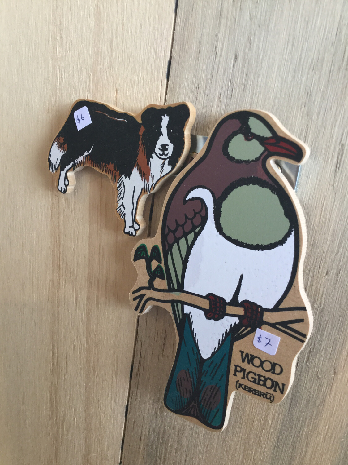 Wooden Magnet Birds & Farm Animals Made In NZ by Miracle Toys