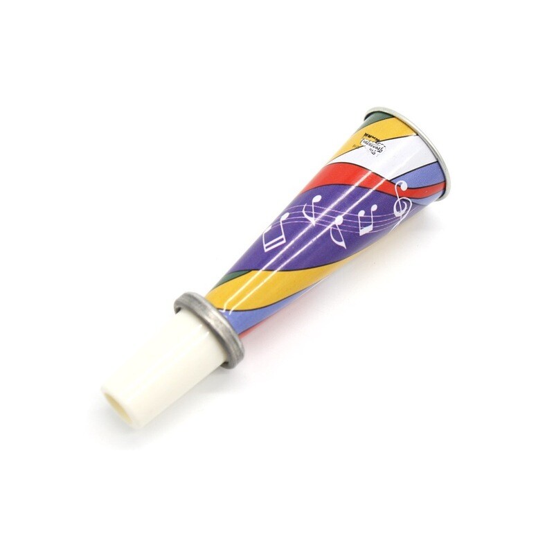 Retro Tin Trumpet . Mini Trumpet