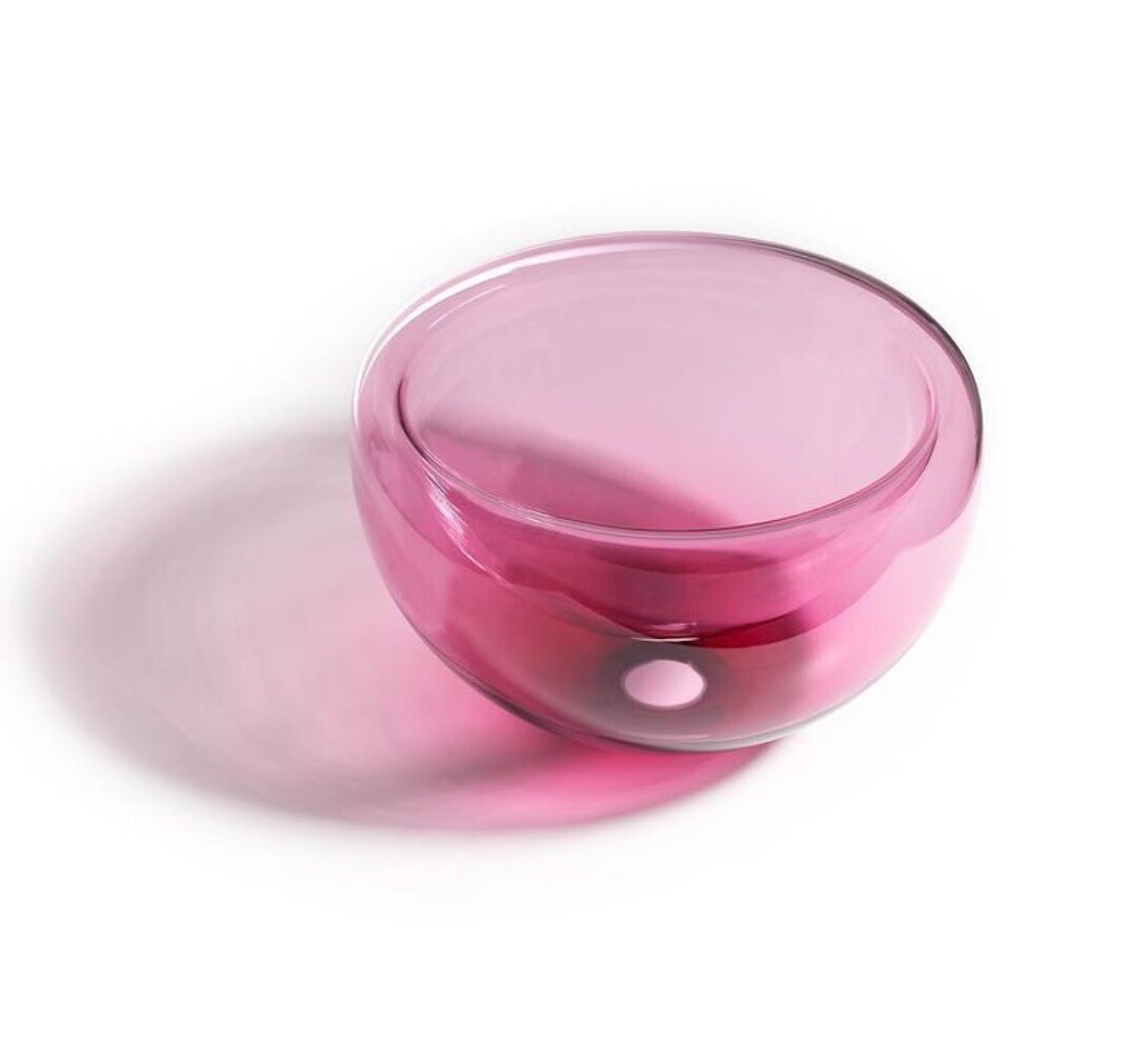 Matthew Hall Glass Small Hand blown Glass Bowl