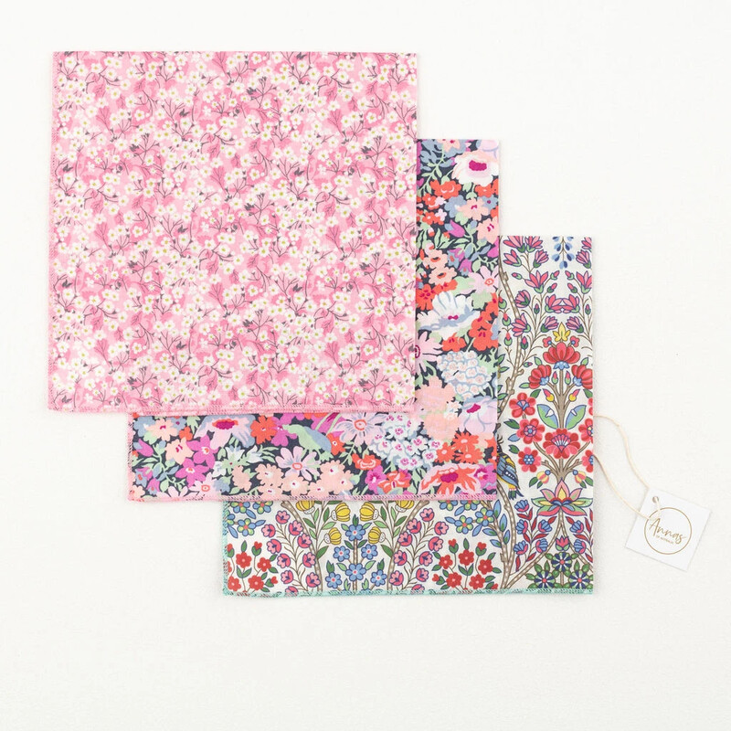 Ladies Handkerchief Fabric By Liberty . 100% Cotton Hanky Anna’s