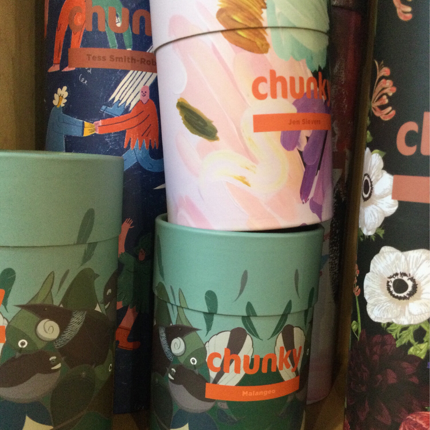 Chunky keep cup takeaway coffee mug