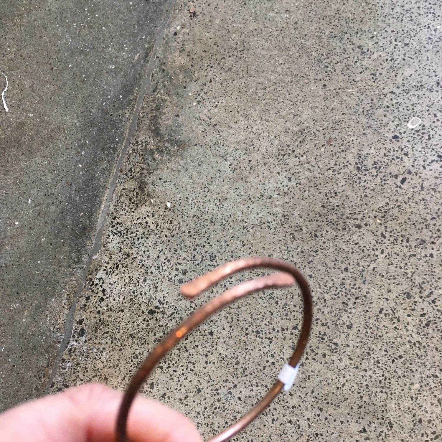 Pure Copper Bracelet Hammered Cuff