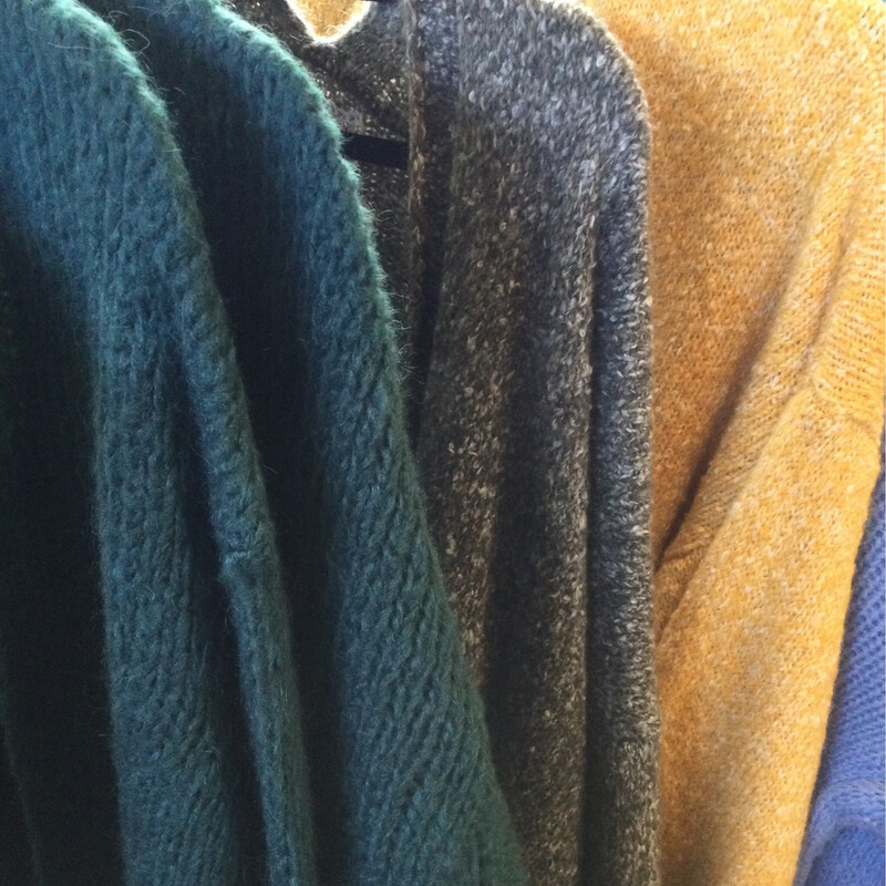 Mohair Knit Jacket Cardigan Medium Length Made In Italy