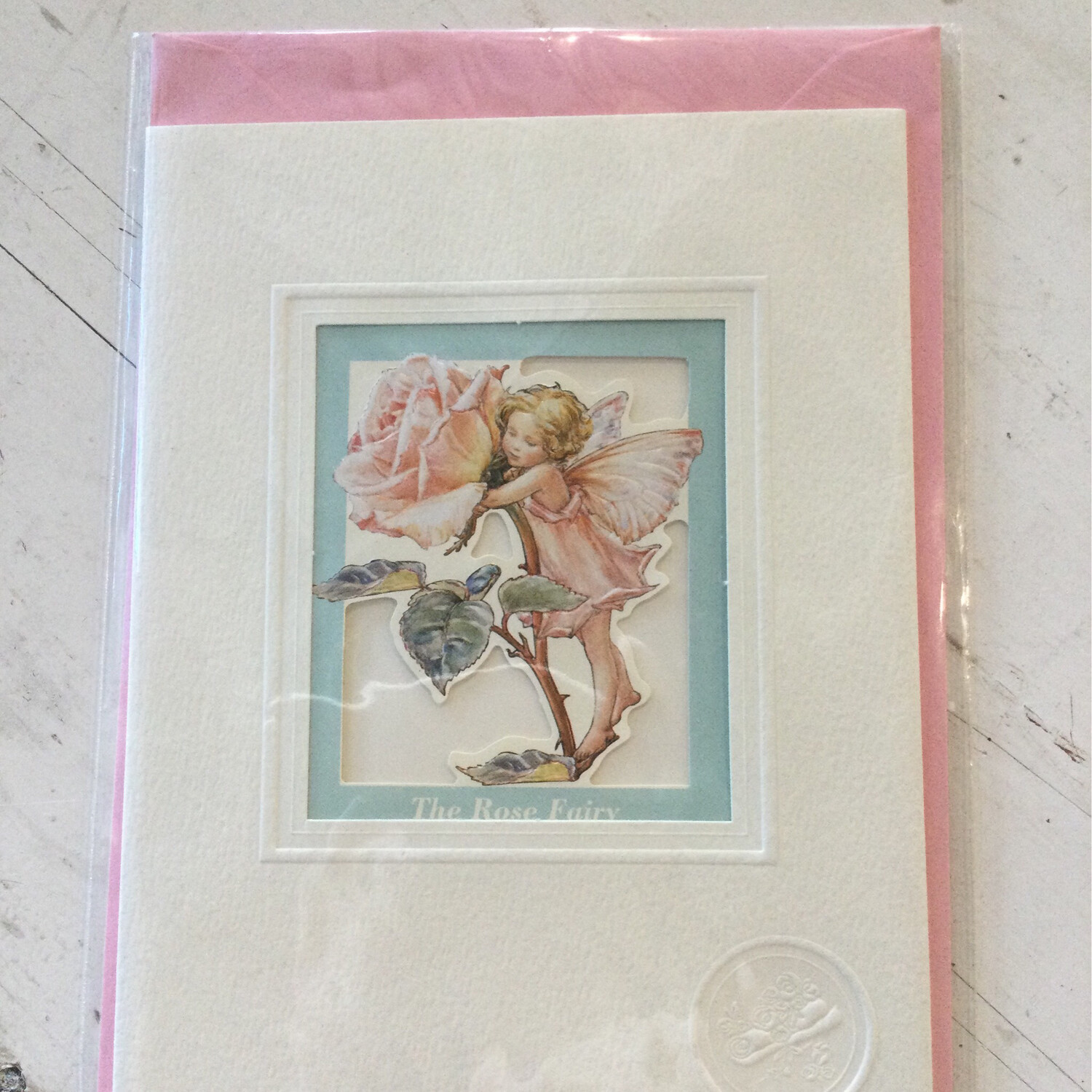 Flower Fairy Card with Swap Scrap Paper.