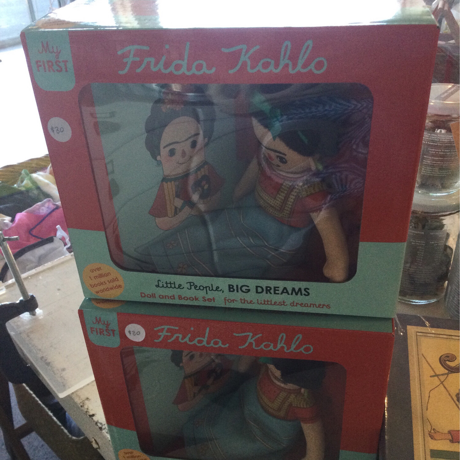 Frida Karlo Doll And Book Set