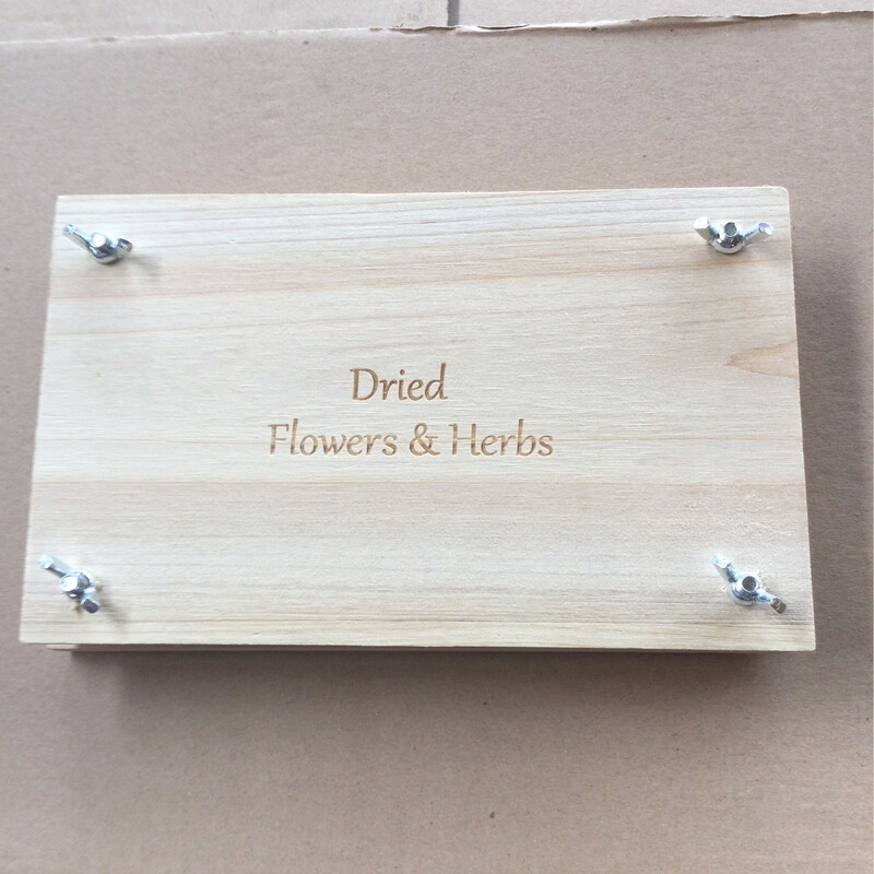 Dried Flowers &amp; Herbs Wood Flower Press
