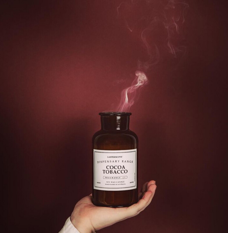 Dispensary Candle Apothecary Bottle, Lanterncove
