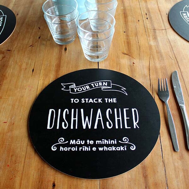 Family Chores Set Of Six Placemats Moana Road