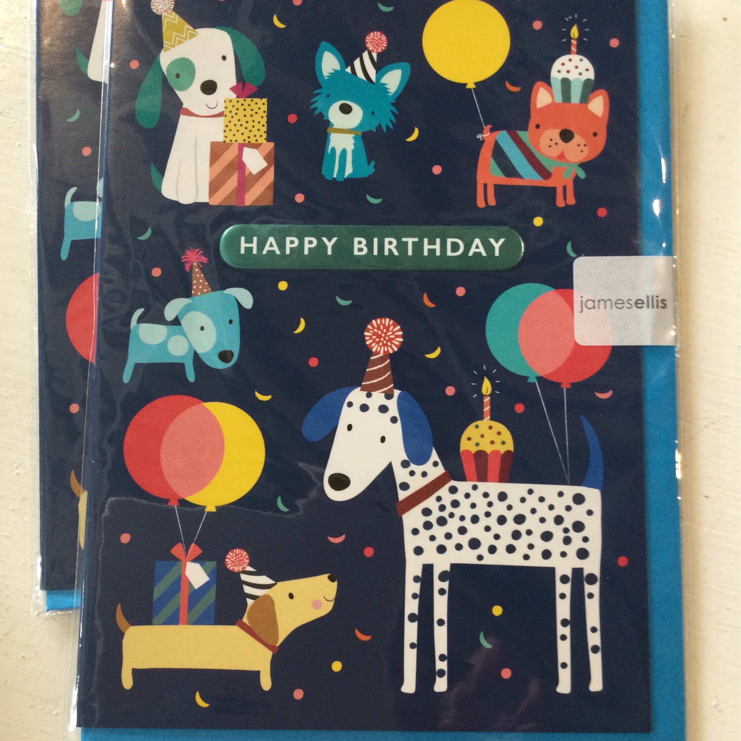James Ellis Kids Card , Birthday Cats Or Dogs