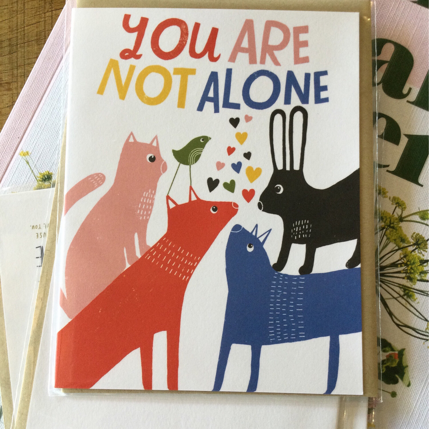 You Are Not Alone Card By Lisa Congdon