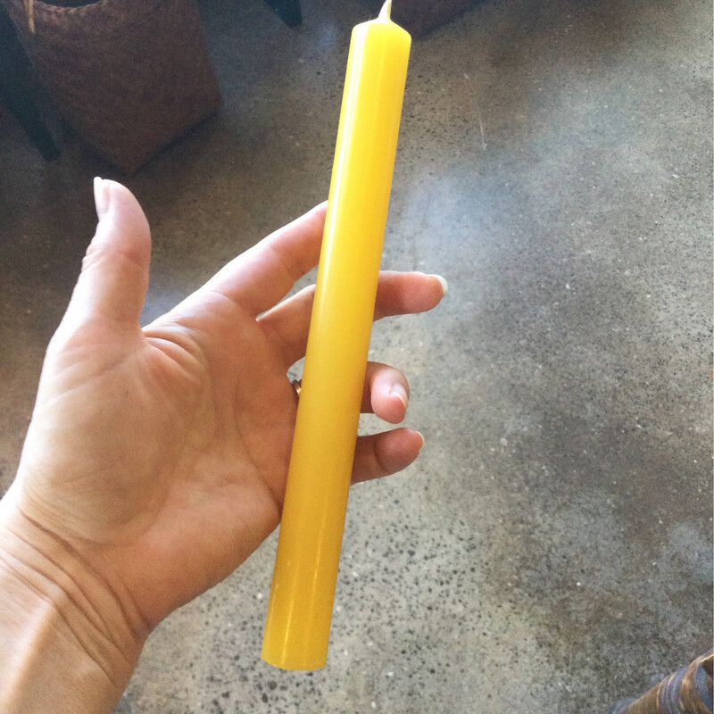 National Candles Standard Table Beeswax Candles Various Sizes
