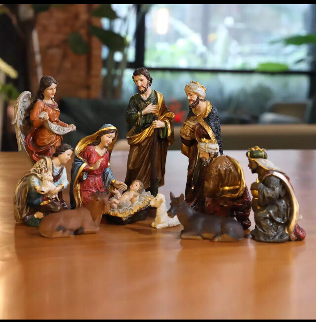 Vintage Nativity Set