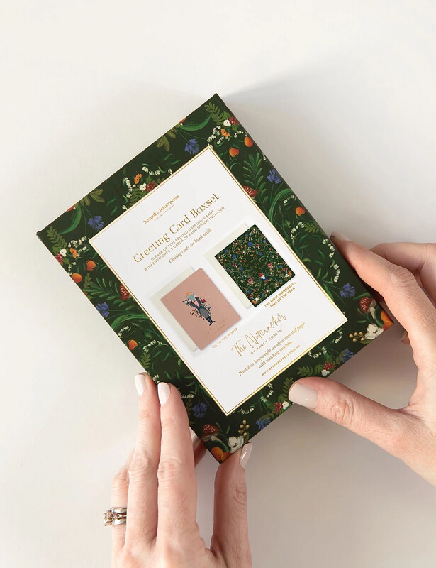 10 Christmas Card Boxset Olive Christmas By Bespoke Letterpress