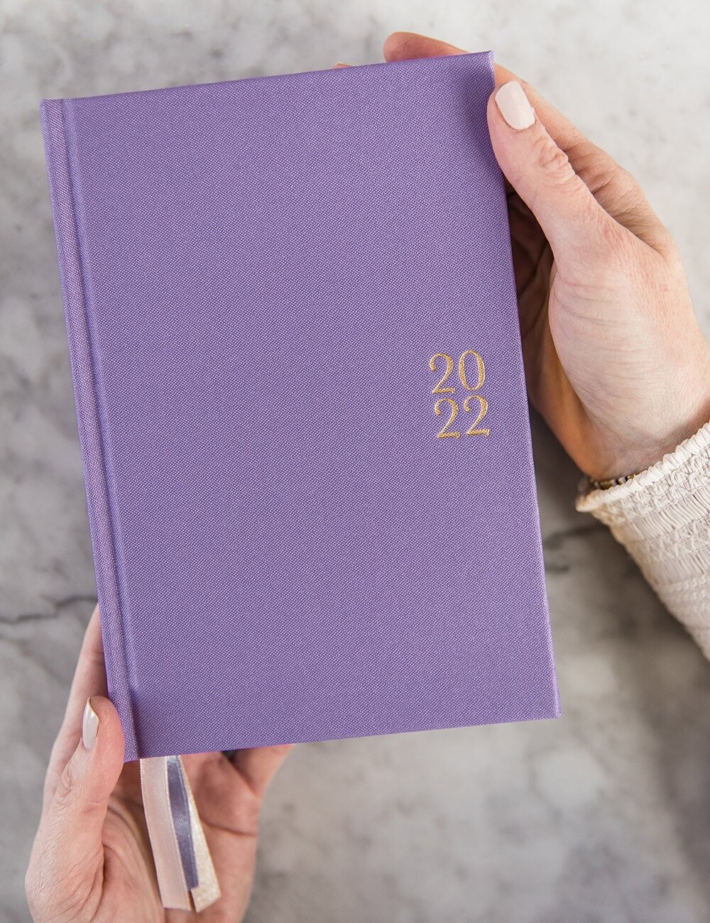 2022 Planner Diary by Bespoke Letterpress Lavender