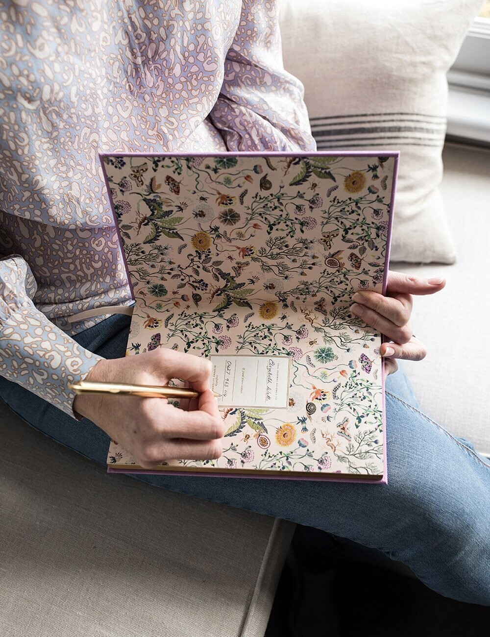 Linen Bound Journal By Bespoke Letterpress