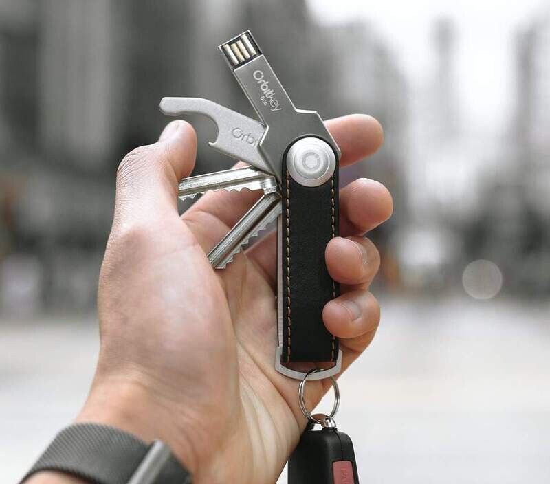 OrbitKey Leather Key Organiser