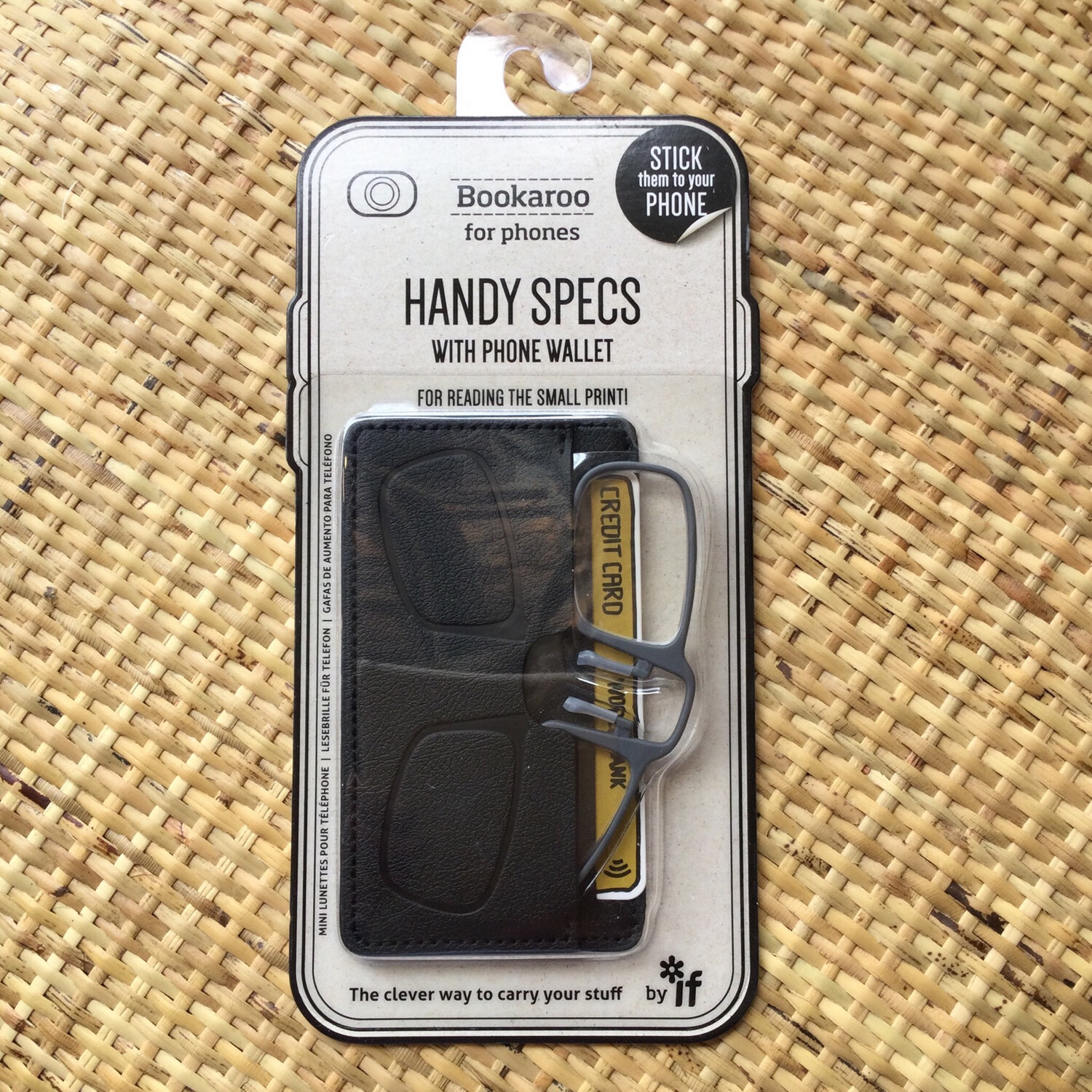 Handy Specs With Phone Wallet Bookaroo