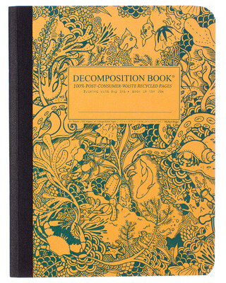 100% Recycled Decomposition Exercise Book