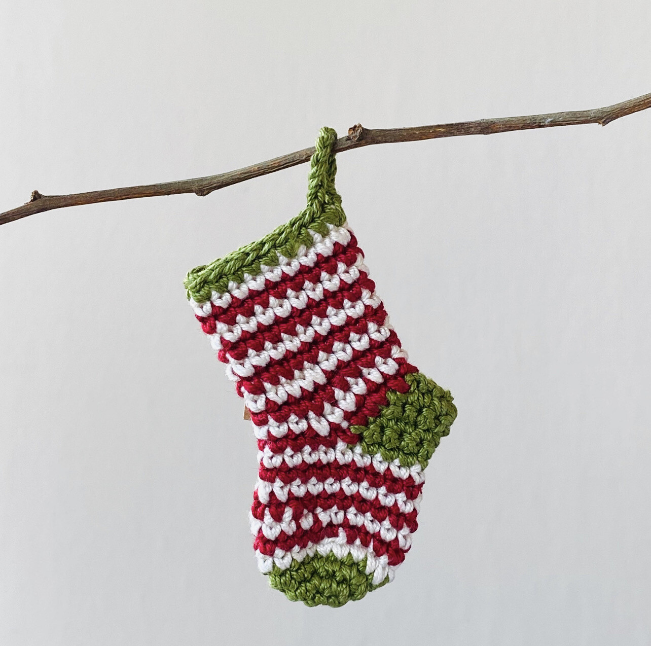 Crochet Mini Christmas Stocking