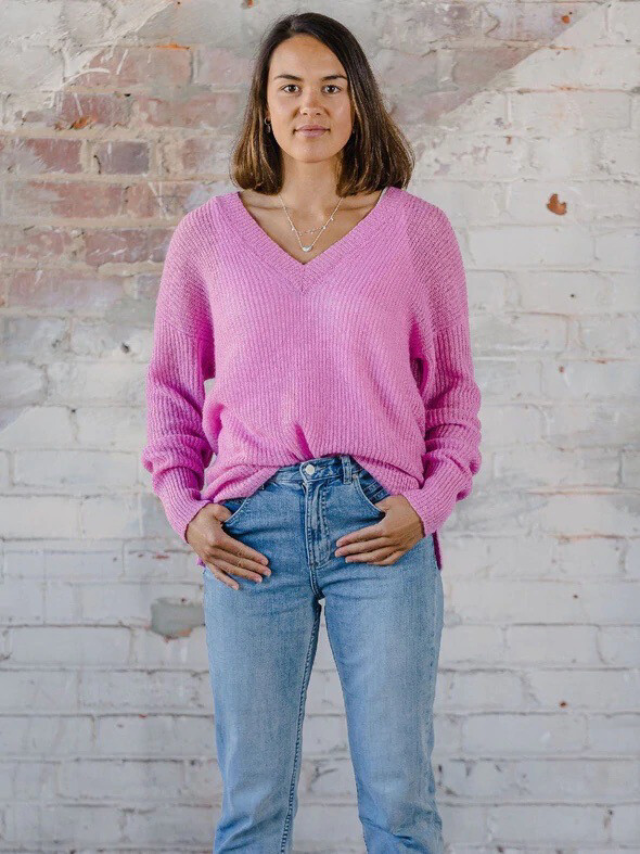 Hello Friday Sophia Sweater Mohair Wool Blend