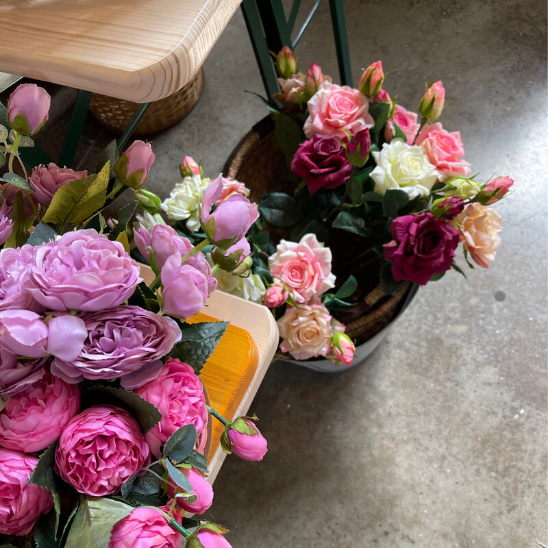 Rose Stem or Bunch Of Roses . Artificial Flowers