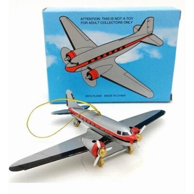 9cm Tin Plane