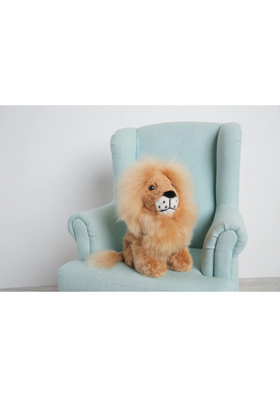 Auskin Toy Lion Baby Alpaca Fur