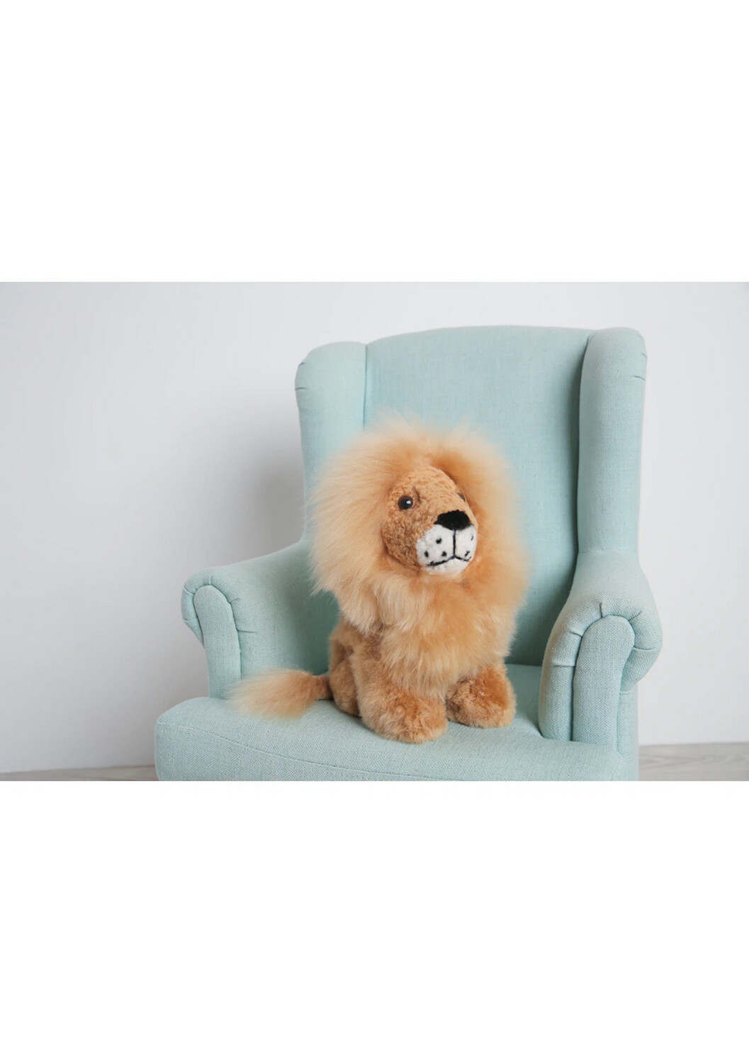 Auskin Toy Lion Baby Alpaca Fur