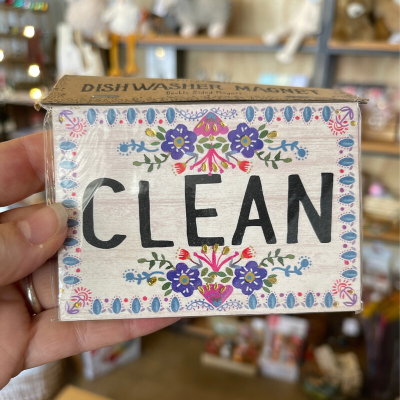 Dishwasher Magnet - Double Sided, natural life