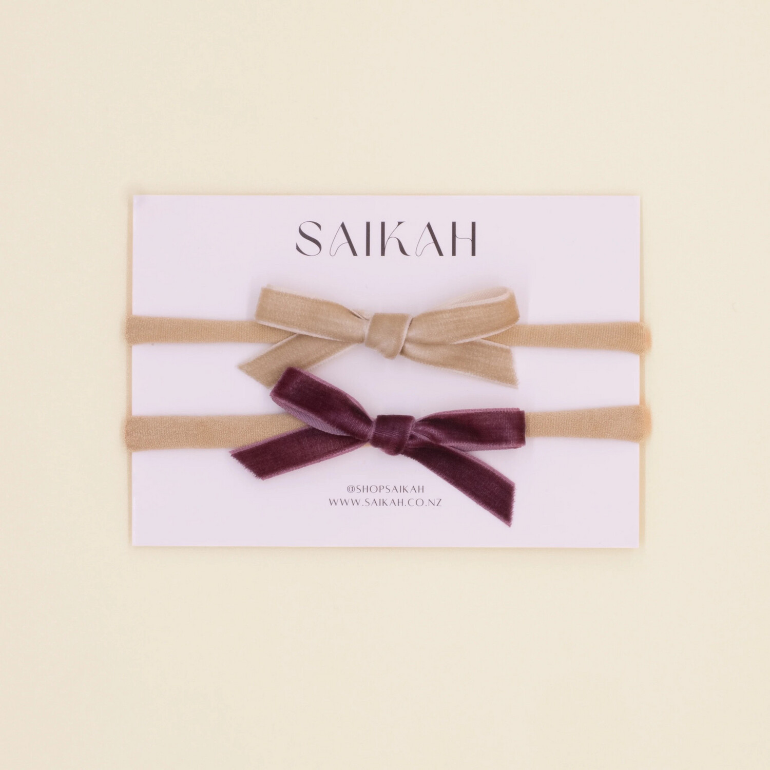 Velvet Headbands, Saikah