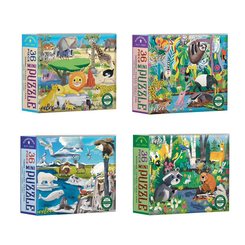36 Piece Mini Puzzle, eeBoo