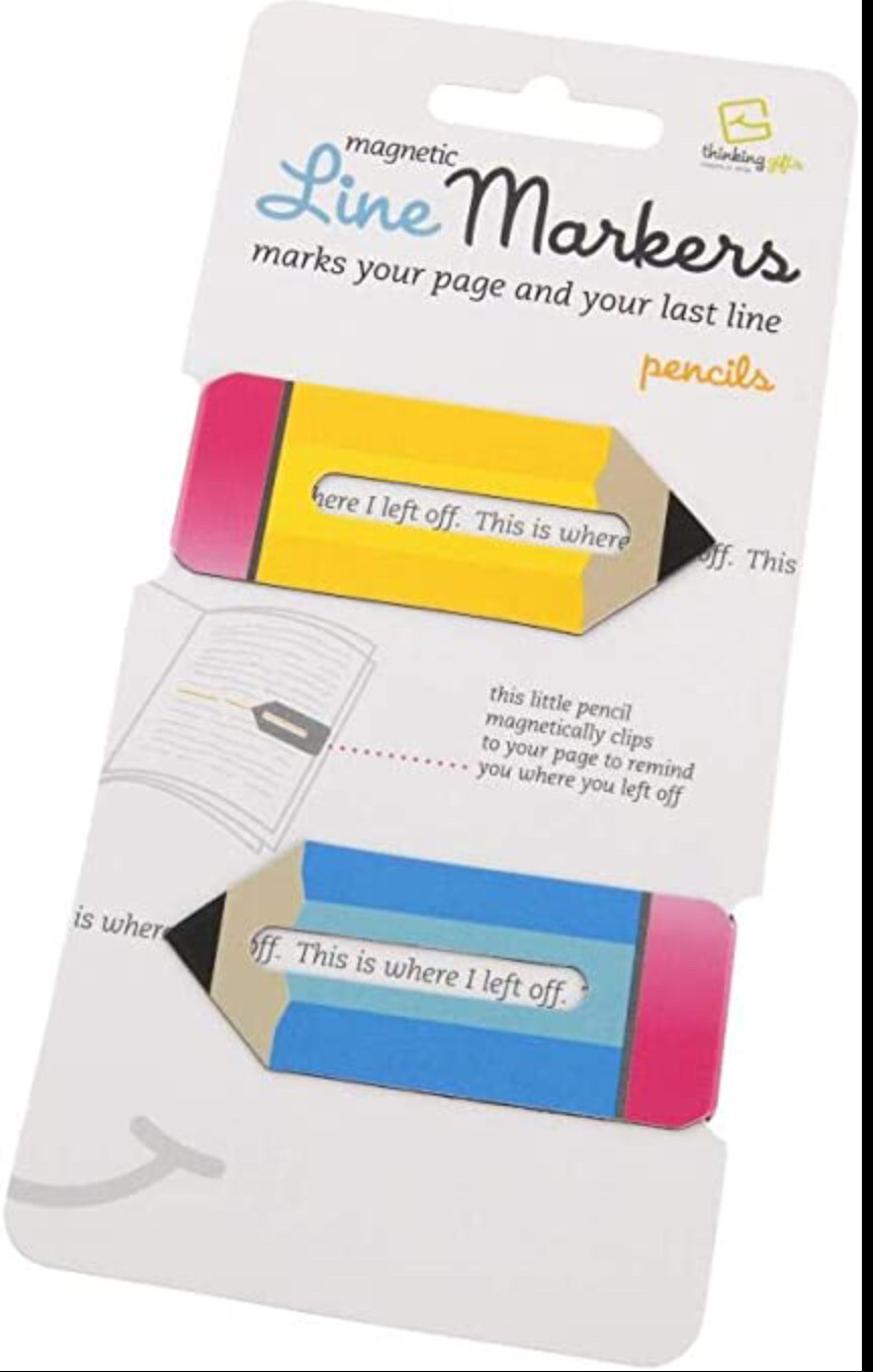 Line Markers Magnetic Bookmark
