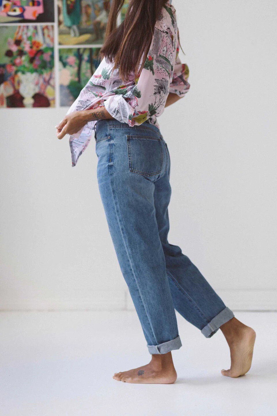 Lazybones Nikki Jeans Vintage Wash Organic Jeans