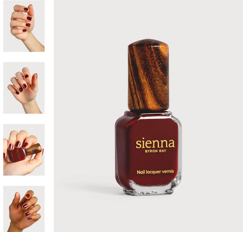 Nail Polish Reds &amp; Ochre, Sienna Byron Bay