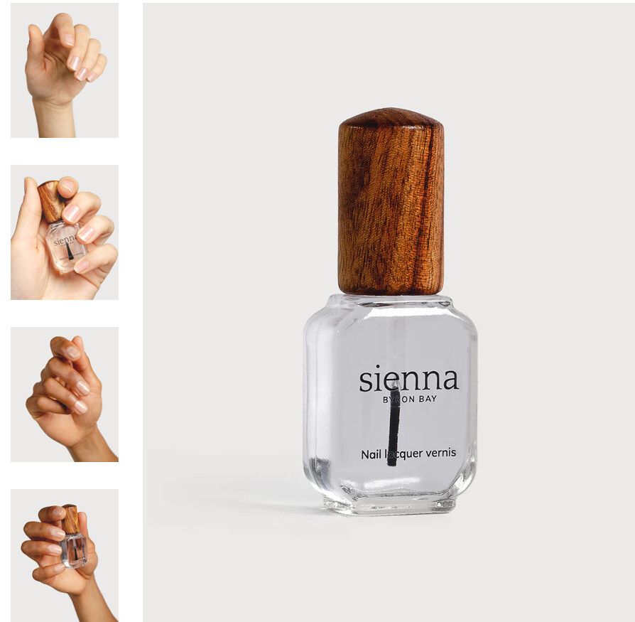 Nail Polish, Base Coat, Top Coat, Strengthener &amp; Remover Sienna Byron Bay