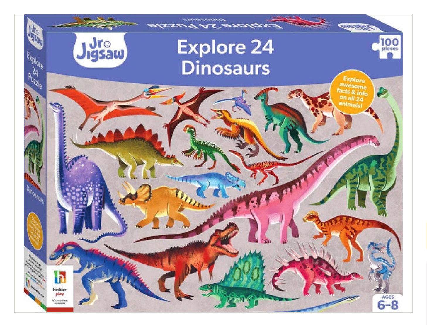 Junior Jigsaw Explore 24, 100 Pieces Jr Jigsaw