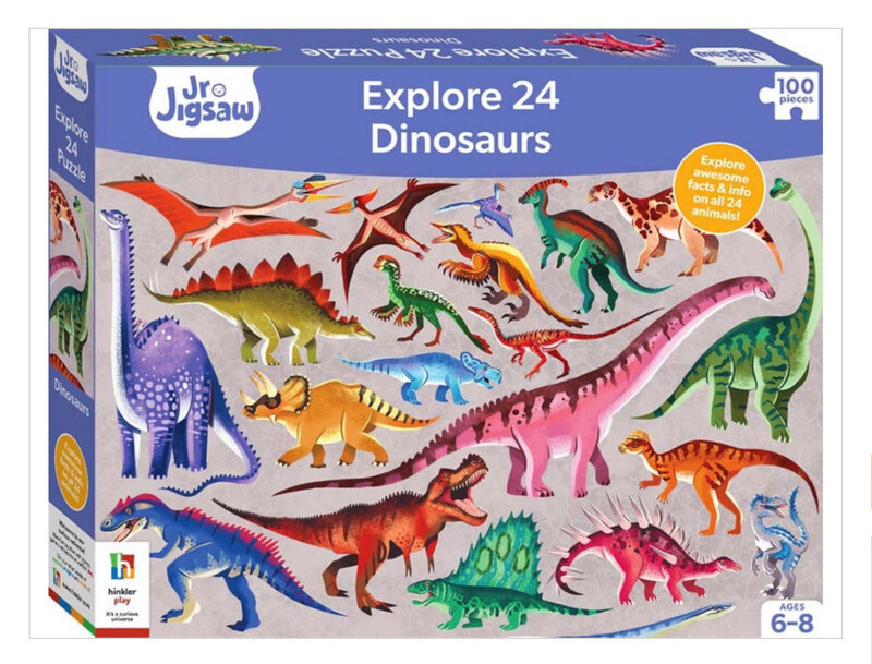 Junior Jigsaw Explore 24, 100 Pieces