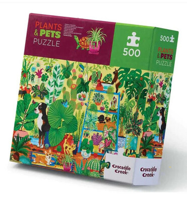 500 Piece Plants & Pets Puzzle, Croc Creek