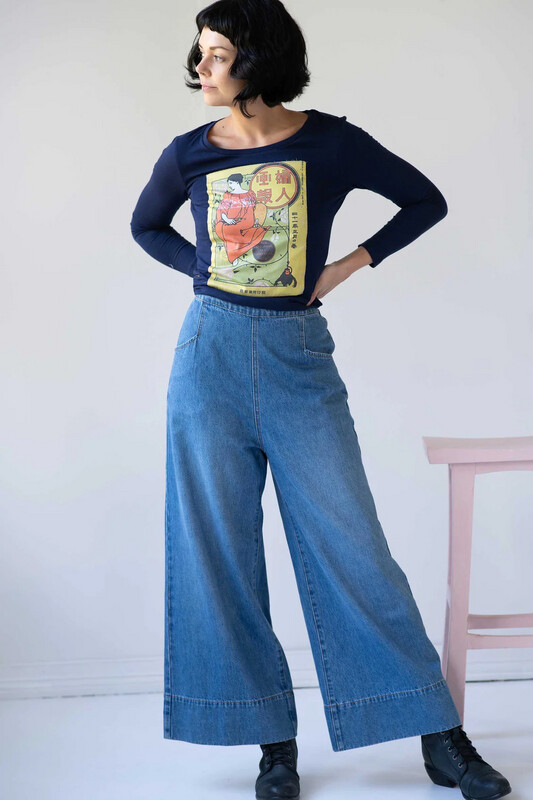 Lazybones Ollie Denim Pant Organic Cotton Ollie Pant