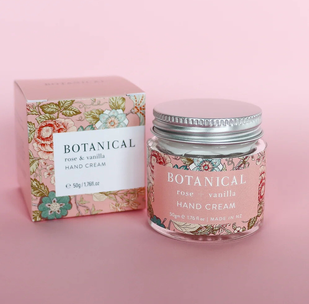 Hand Cream Pot, Botanical