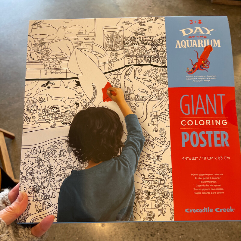 Giant Colouring Poster Crocodile Creek