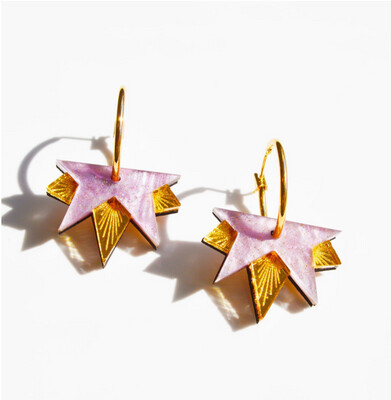 Lucky Star Earrings, Hagen + Co